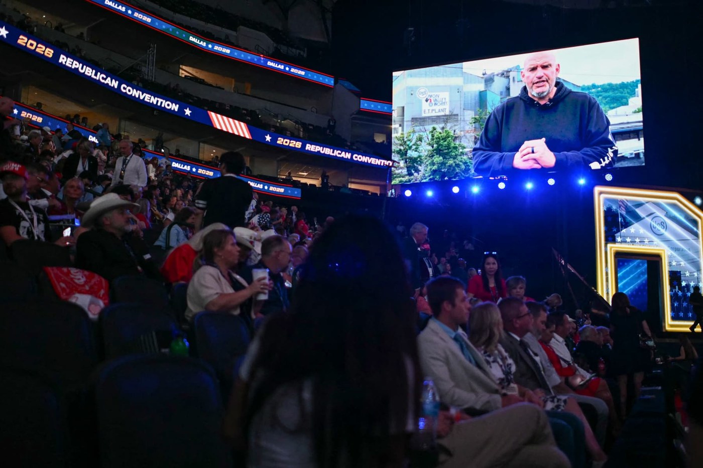 Democratic Sen. John Fetterman makes surprise video appearance at GOP midterm convention